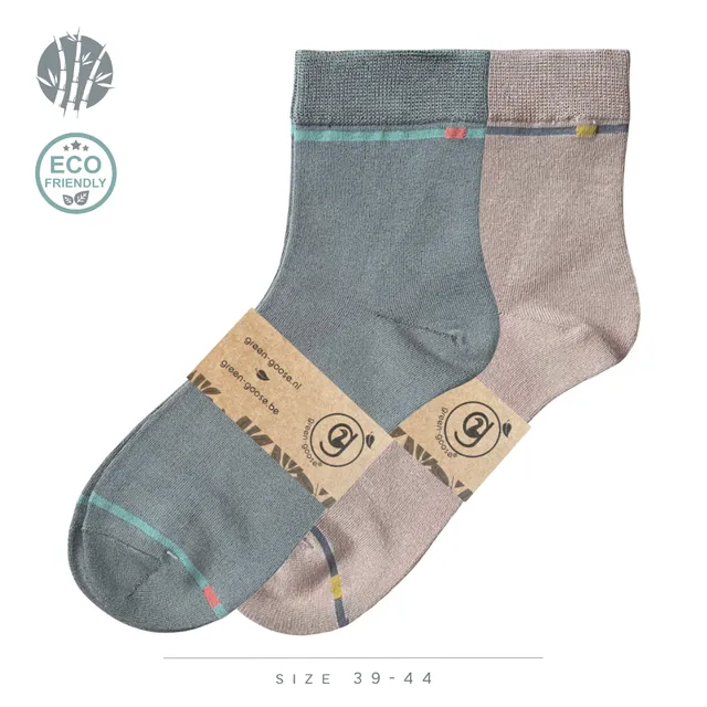Bambooo Socks | 2 Pair | Stripe | 39-44