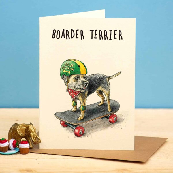 Boarder Terrier Card - Dog Card - Everyday Card