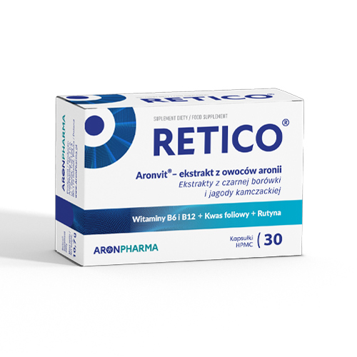 Retico - 30 Capsules, Improve Sight, Strengthen Blood Vessels