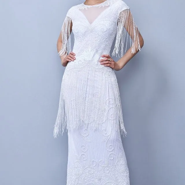 Ethel Maxi Wedding Gown in White