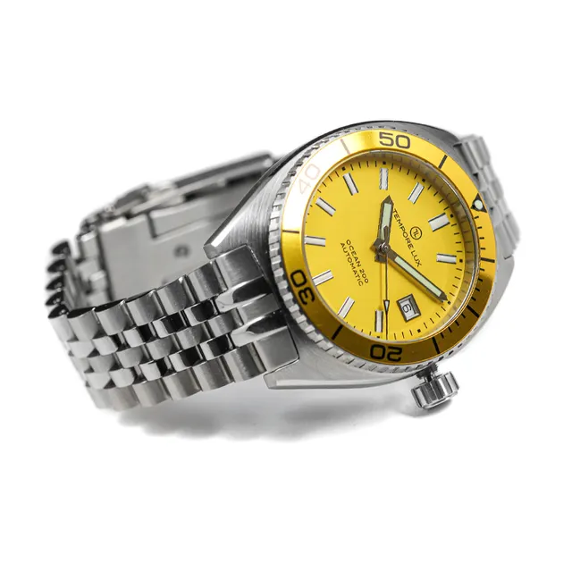 OCEAN 200 Automatic 05 Yellow watch - Assembled in Spain
