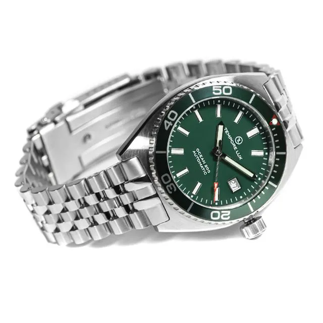 OCEAN 200 Automatic 03 Green watch - Assembled in Spain