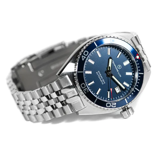 OCEAN 200 Automatic 02 Blue watch - Assembled in Spain