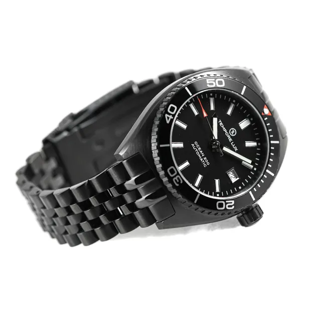 OCEAN 200 Automatic 01 Black watch - Black Edition - Assembled in Spain