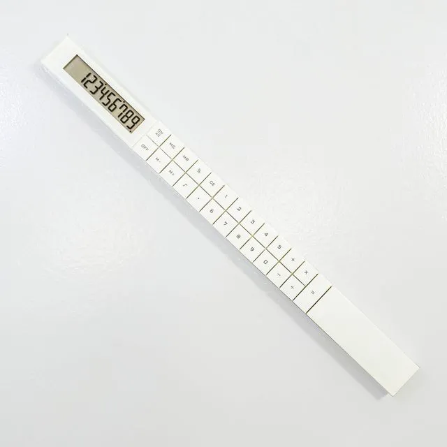 Ruler Calculator, White