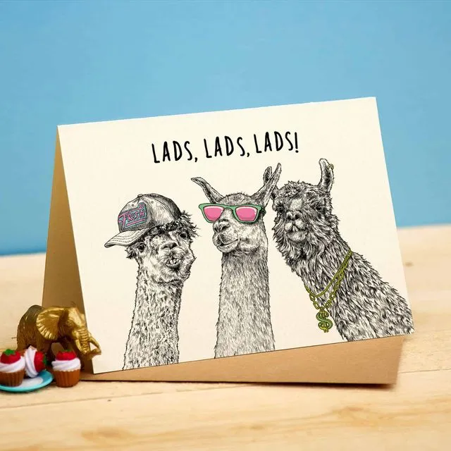 Lads, Lads, Lads! Card - Everyday Card