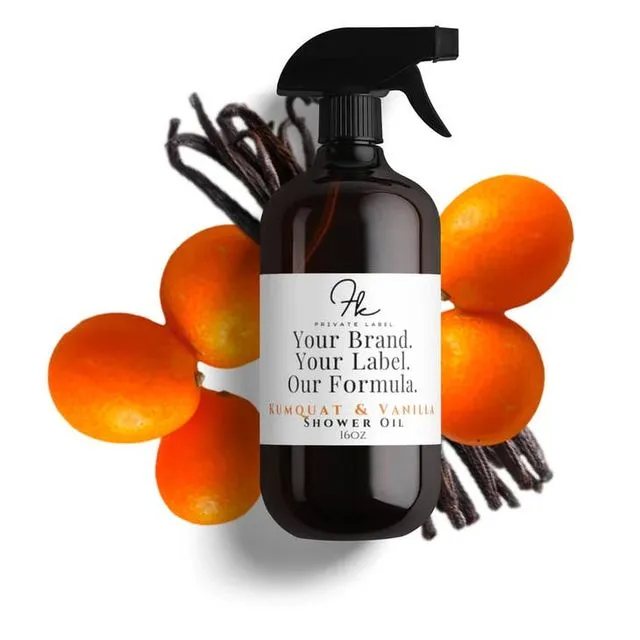 Kumquat + Vanilla Shower Oil