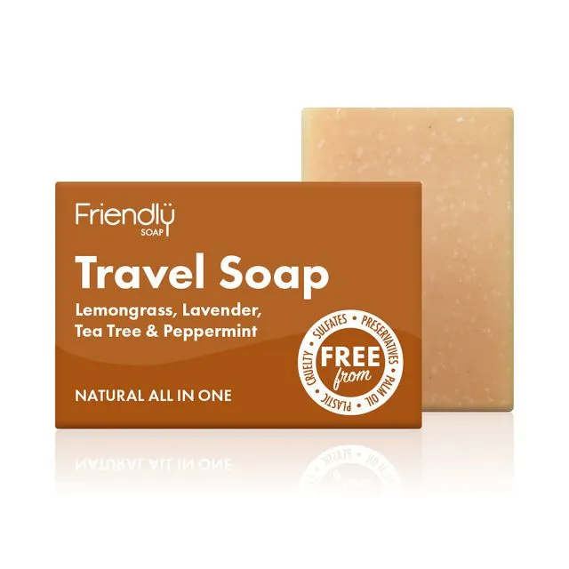 Travel Soap Bar - Eco Friendly (6 x 95g)