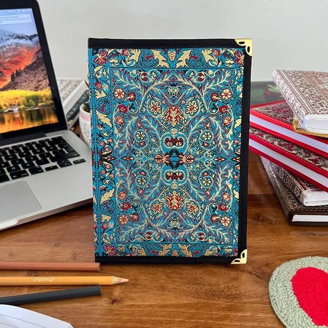 Boho Journal, Fabric Handmade Notebook, Fabric Journal