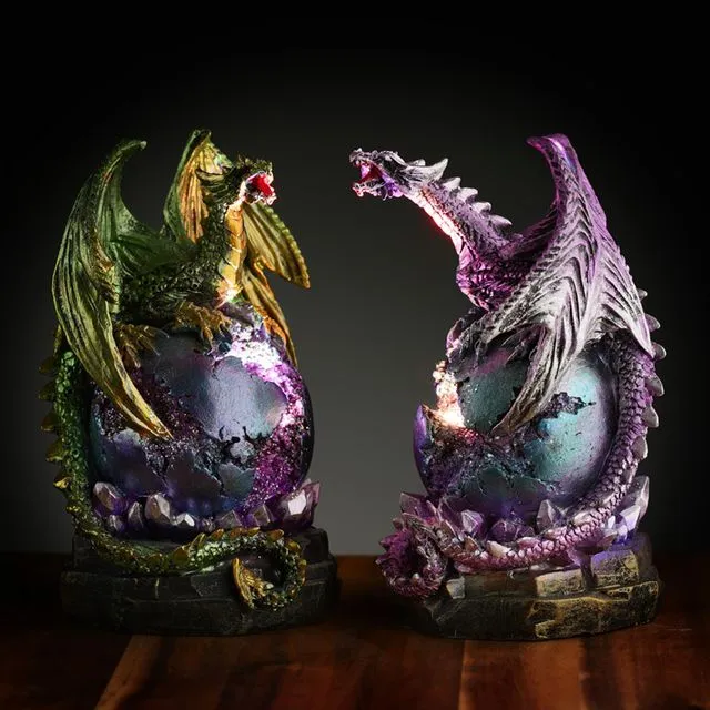Dark Legends LED Geode Plinth Dragon Egg