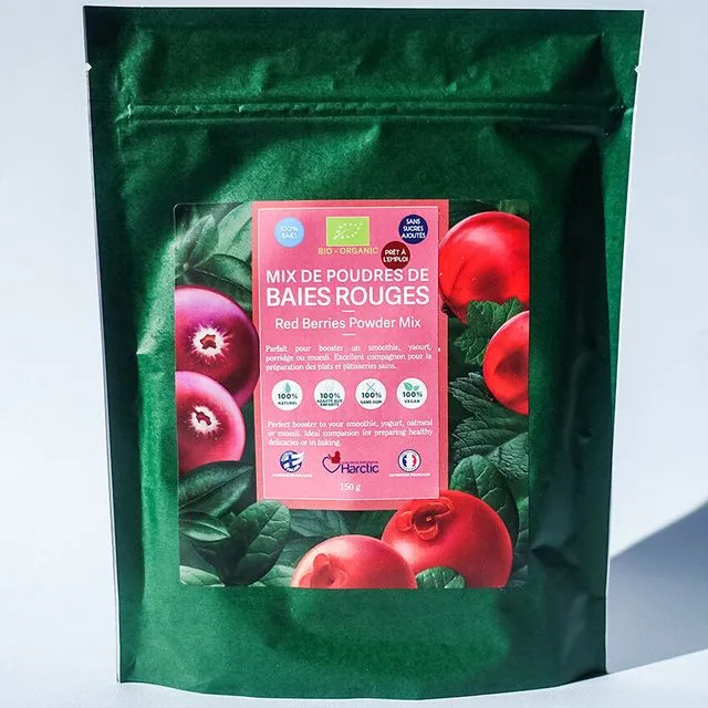 Organic Red Berries Powder Mix 150g