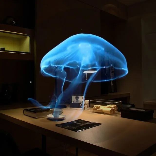 Halloween Projection 3D Hologram Fan Ambient Lights