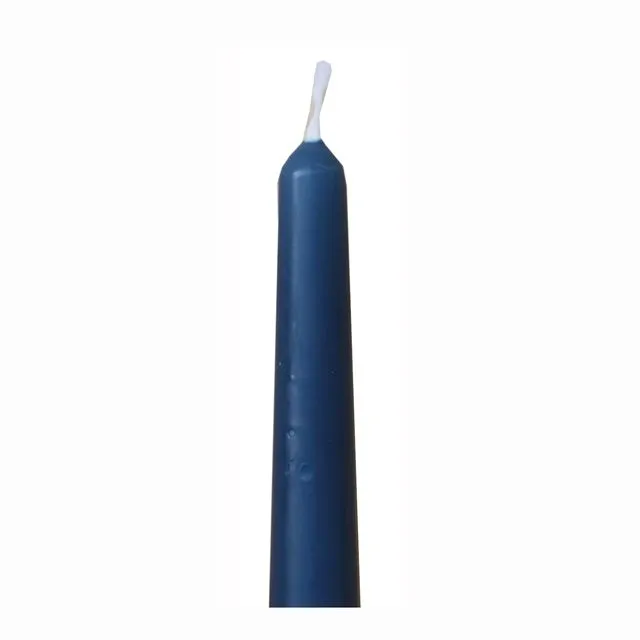Denim Blue Taper Candles