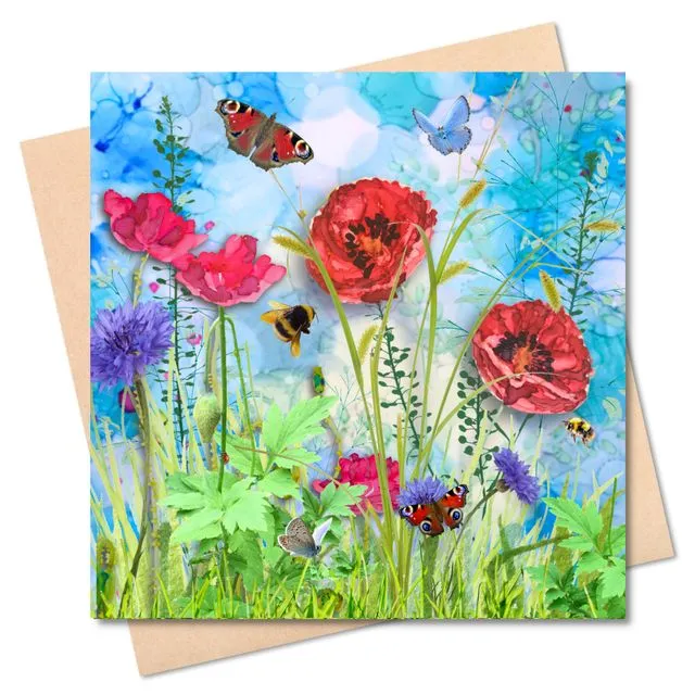 Poppies - blank cards