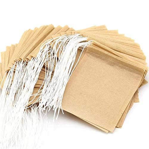 Brown paper Tea Bags- Set of 100- Large Size