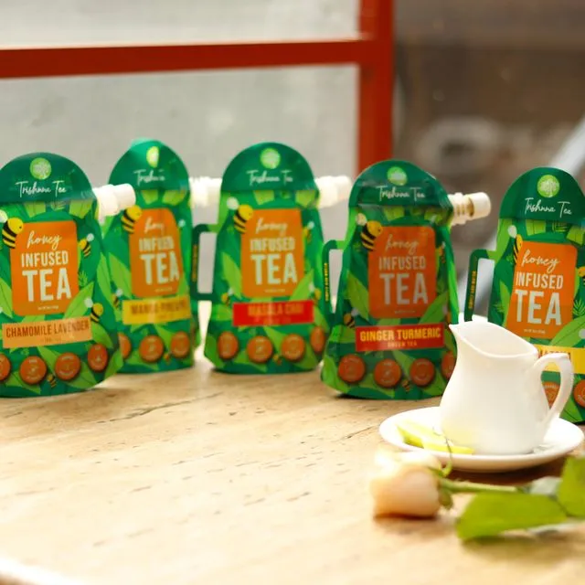 5 Pack - Honey Infused Tea Sampler Set