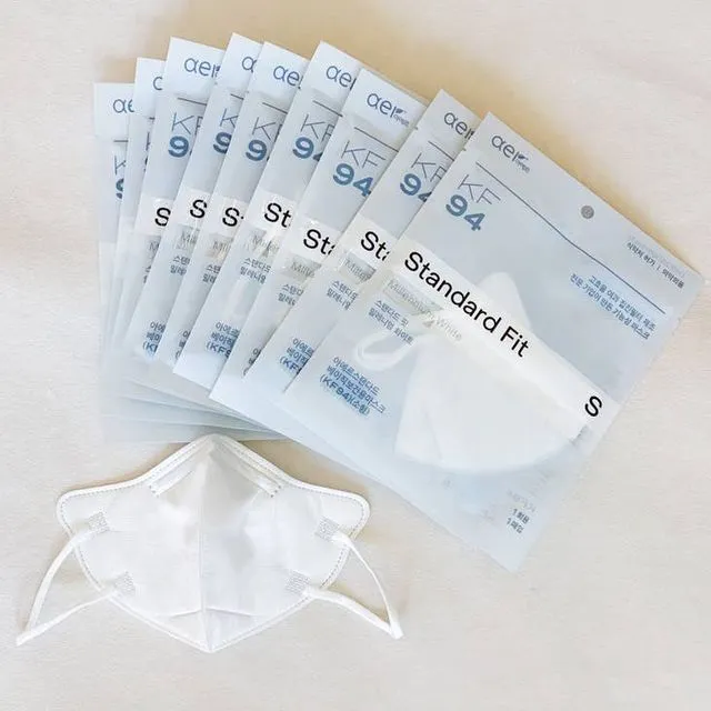 {Pack of 10} AER KF94 Premium Disposable Mask In White