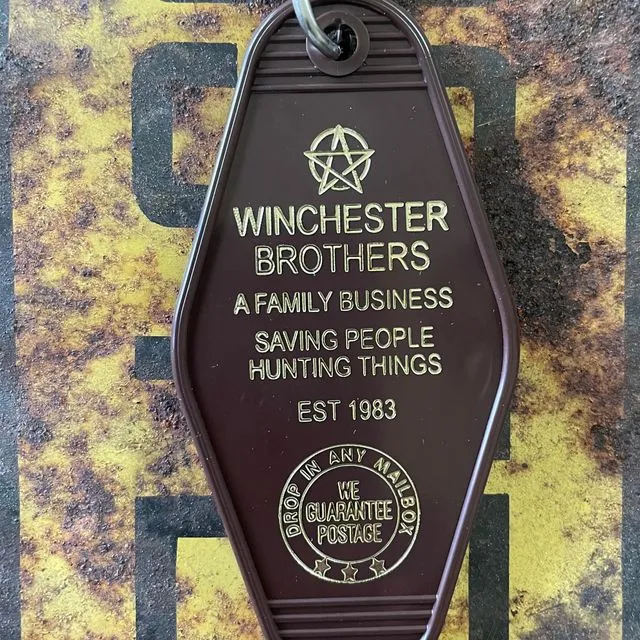 Motel Key Fob, Winchester Brothers (Supernatural)
