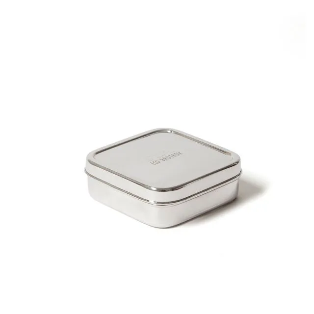 Brotbox Classic - Square stainless steel container (0.5L)
