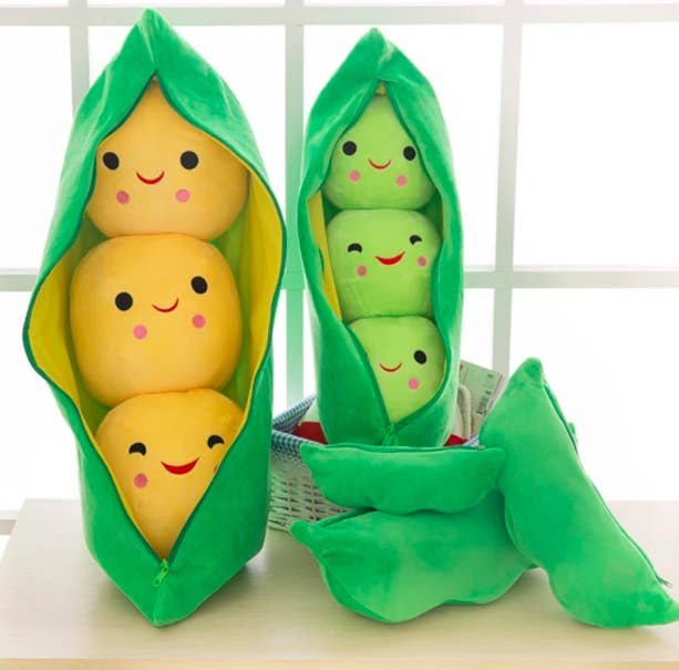 Peas in A Pod Plush Toy - Green