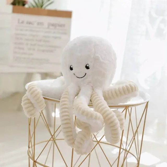 Simulation Octopus Plush Toy - White
