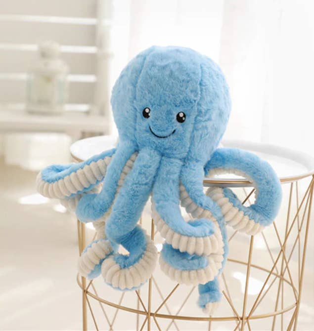 Simulation Octopus Plush Toy - Blue