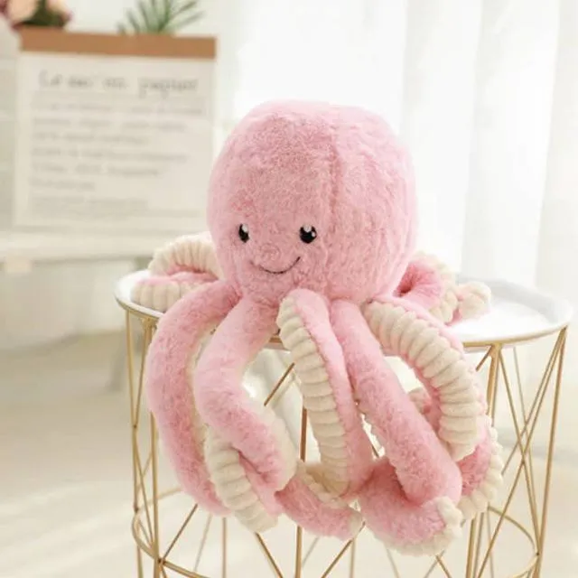 Simulation Octopus Plush Toy - Pink