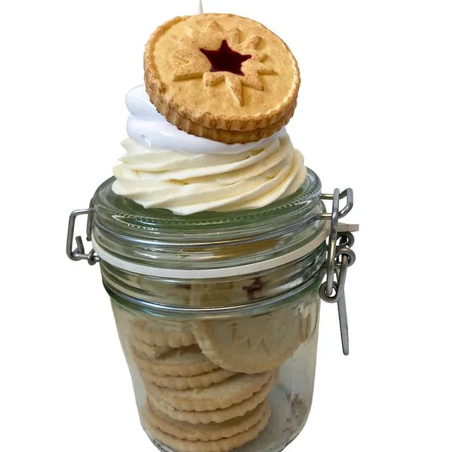 Jammy Biscuit Cupcake Inspired Storage Jar