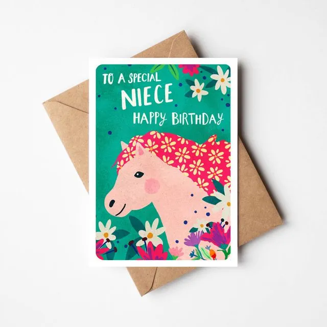 To a special Niece on your birthday Greetings Card