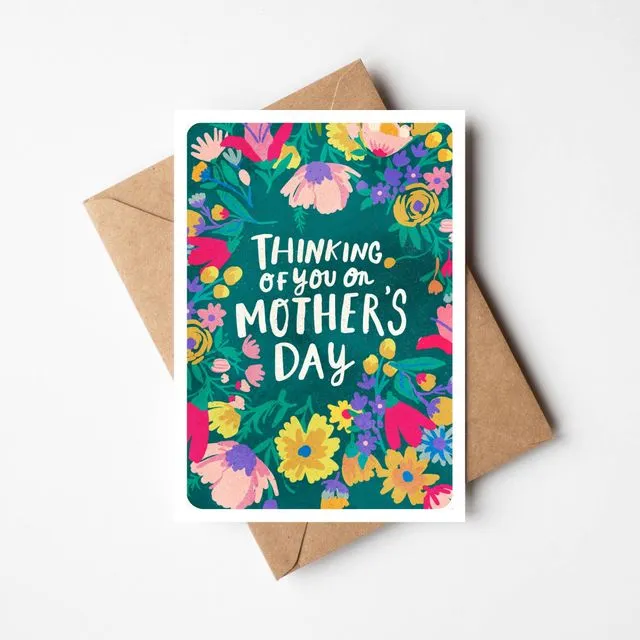 Thinking of you on Mother's Day Greetings Card
