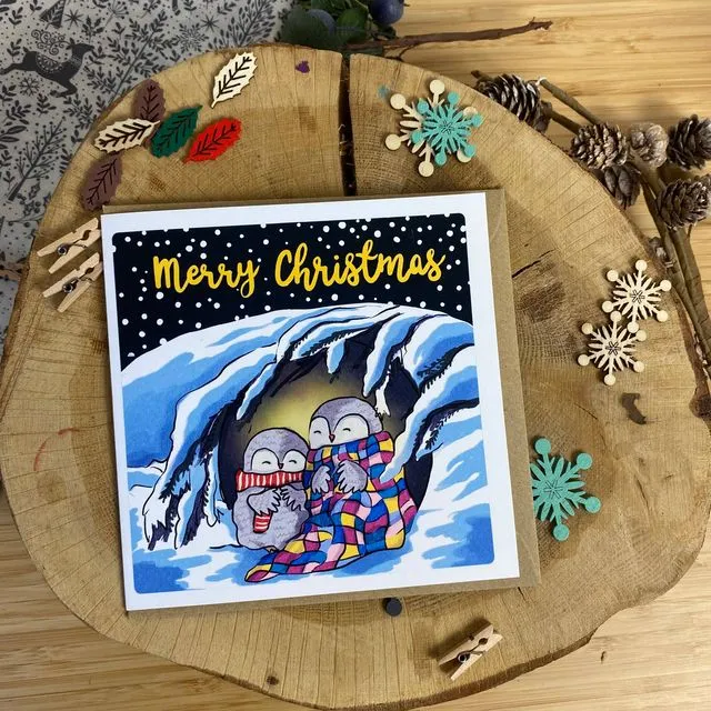 Cosy Christmas: Owls Christmas Card