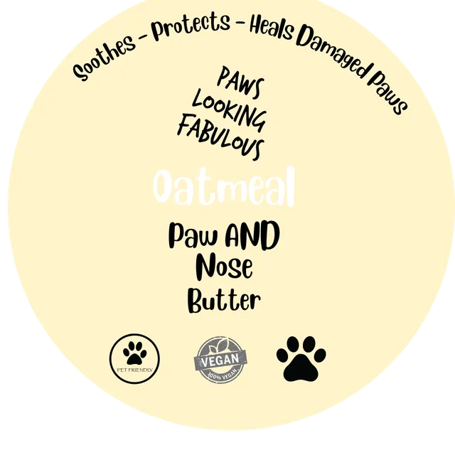 Oatmeal Paw & Nose Butter Natural Balm for Dogs