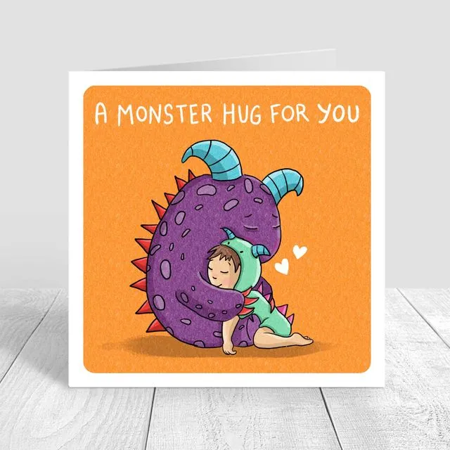 A Monster Hug for You Card
