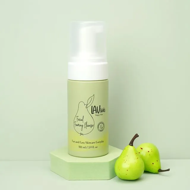 Lav Kids Skincare by Miss Nella Facial Foaming Cleanser 100ml