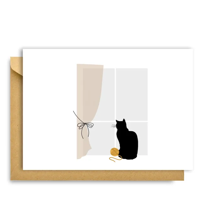WINDOW &amp; CAT CARD