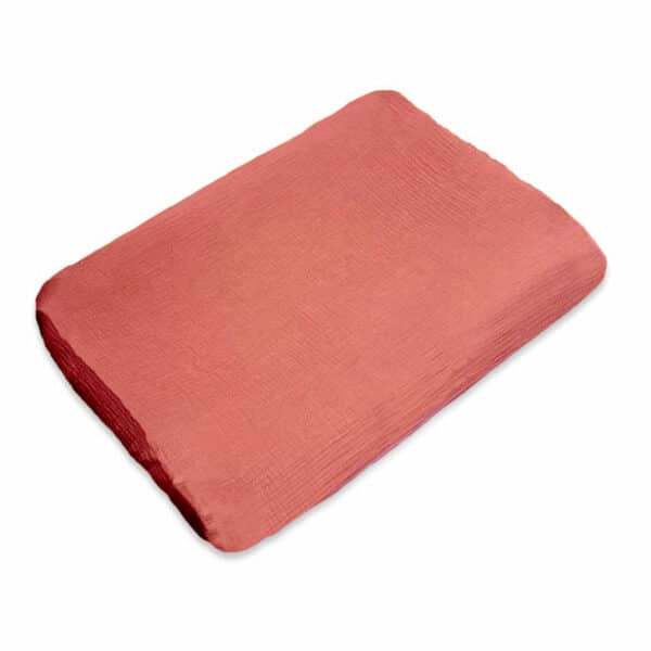 Changing Mat Cover in Organic Cotton - Strawberry