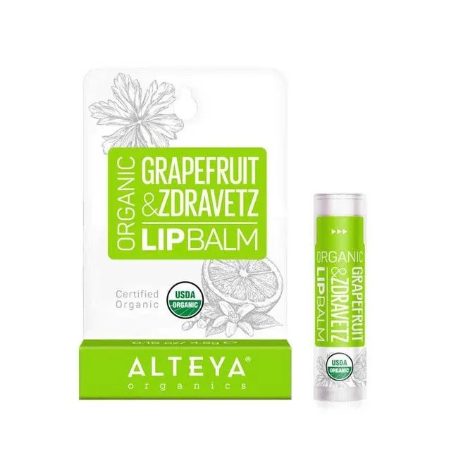 Organic Lip Balm Grapefruit & Zdravetz