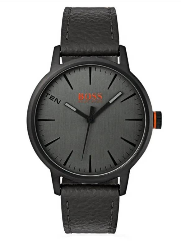 Black Hugo Boss Copenhagen men's watches