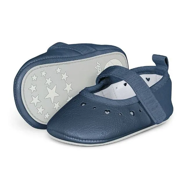 Blue Sterntaler baby ballerina shoes - shoes