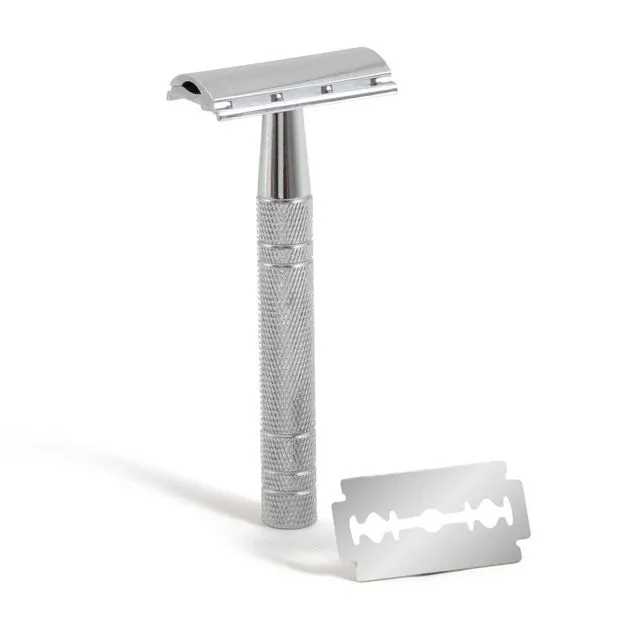 Metal Safety Razor (With 5 Blades)