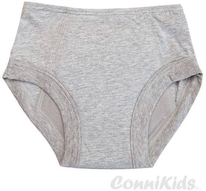 Grey underwear - Conni absorbent and waterproof kids briefs
