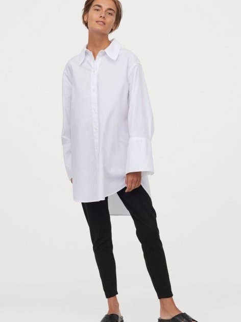 H&M clothing - Black faux suede leggings for women