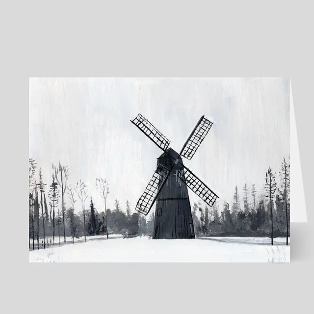 Christopher Gee - Windmill in Winter