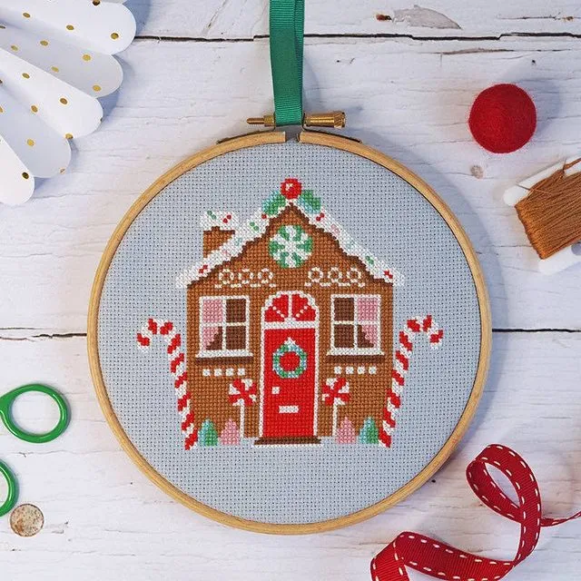 Gingerbread Cottage - Cross Stitch Kit