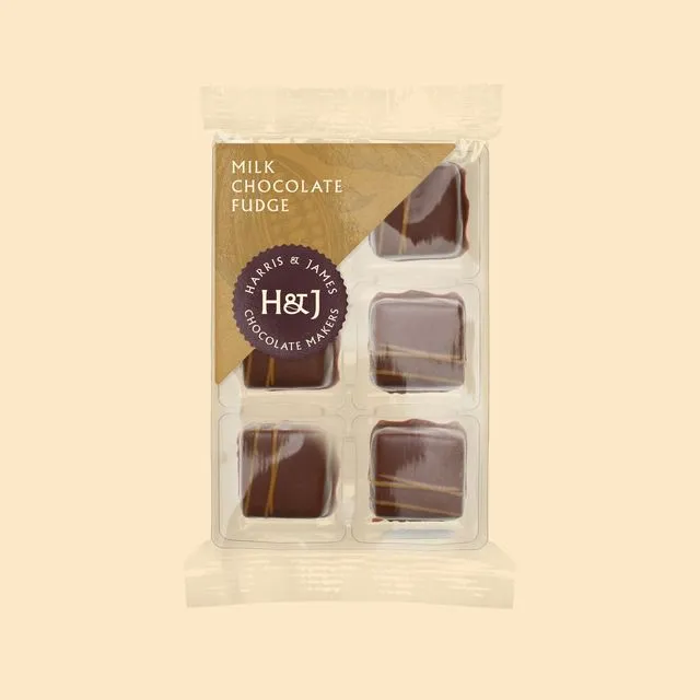 Milk Chocolate Fudge Individual Chocolates, Case Of 12