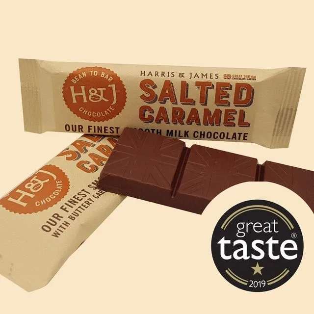 Salted Caramel Chocolate Bar, Case Of 30