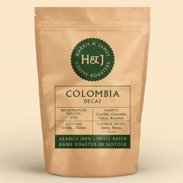Colombia Decaf Coffee - Popayan Plateau, Cauca Valley 227g - Case of 10