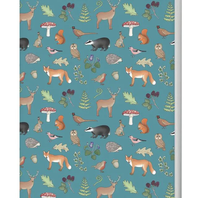 British Wildlife Softback Notebook (A5 Lined 120 Pages)