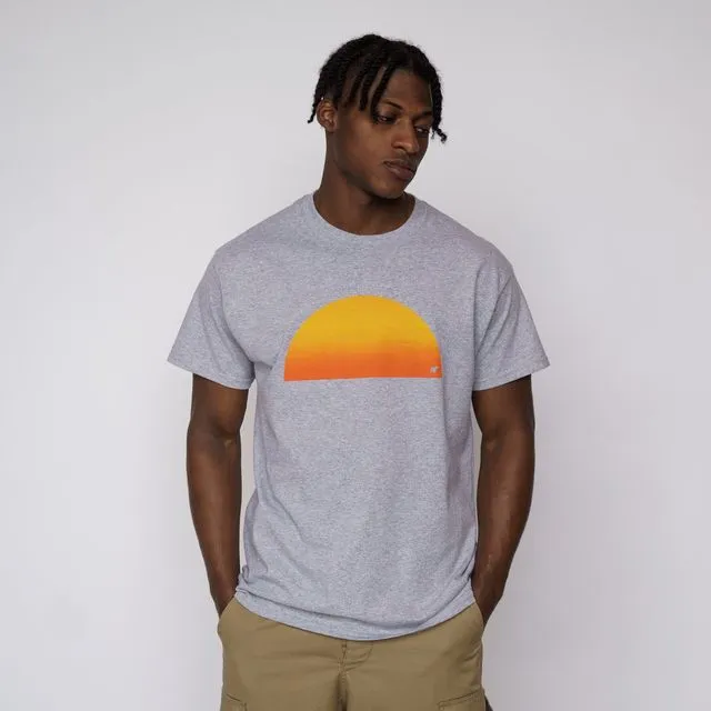 Unisex cotton t-shirt - sunset