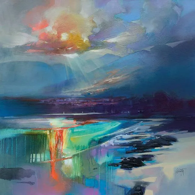 Scott Naismith (Arran Shore) - WDC97241, 60 x 60cm Canvas - Large